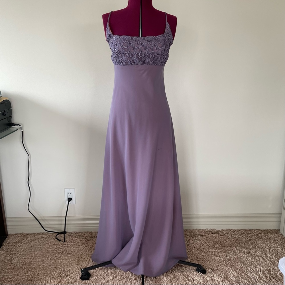 Violet Bridesmaid Princess Bari Jay Dress